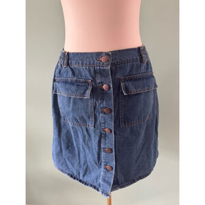 Women's George Denim Skirt Size 32 Blue